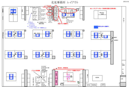 事務所レイアウト