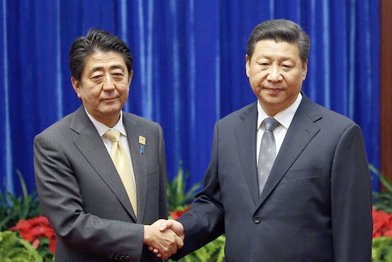 安倍首相と習近平